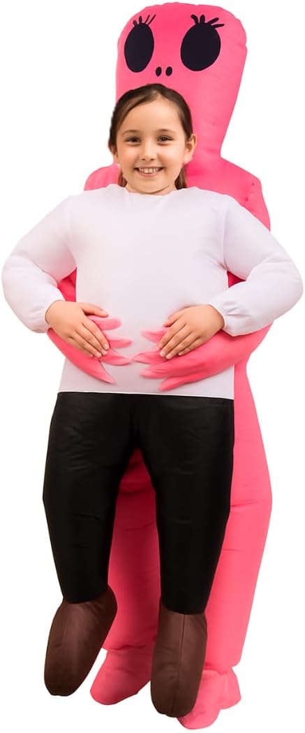 Pink Inflatable Halloween Costume Situation — WeirdThingsToBuy weird find