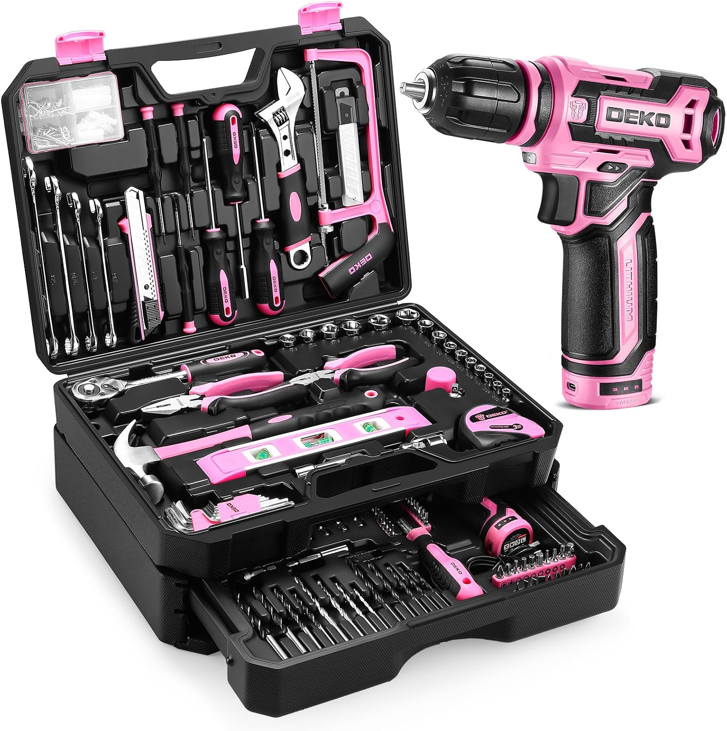Pink Tool Kit Box Drill Energy — WeirdThingsToBuy weird find