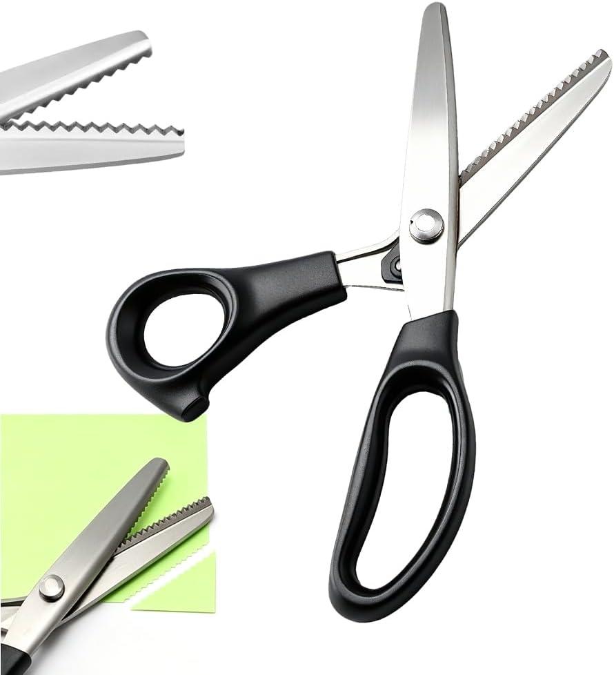 Pinking Shears Fabric Stainless Steel Situation — WeirdThingsToBuy weird find