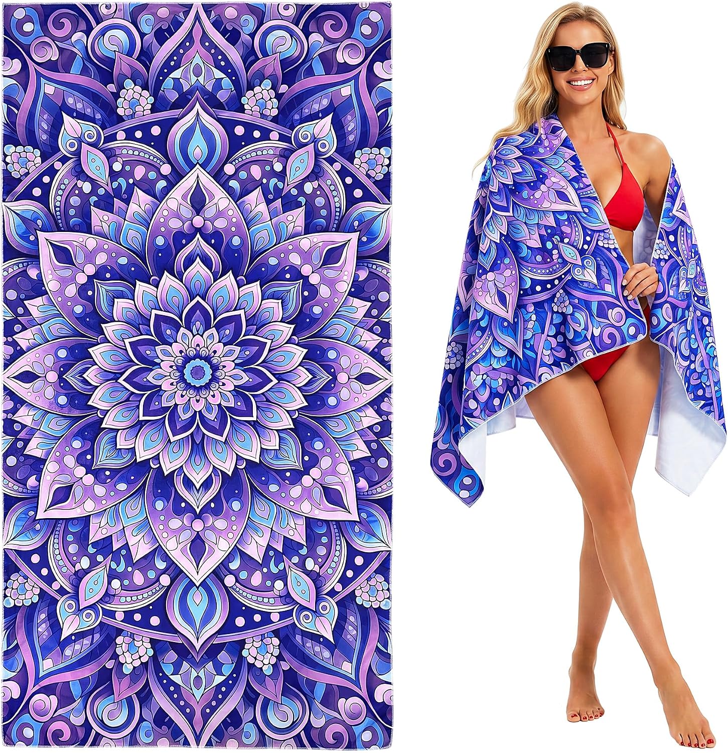 Ploxzine Funny Large Mandala Microfiber Situation — WeirdThingsToBuy weird find