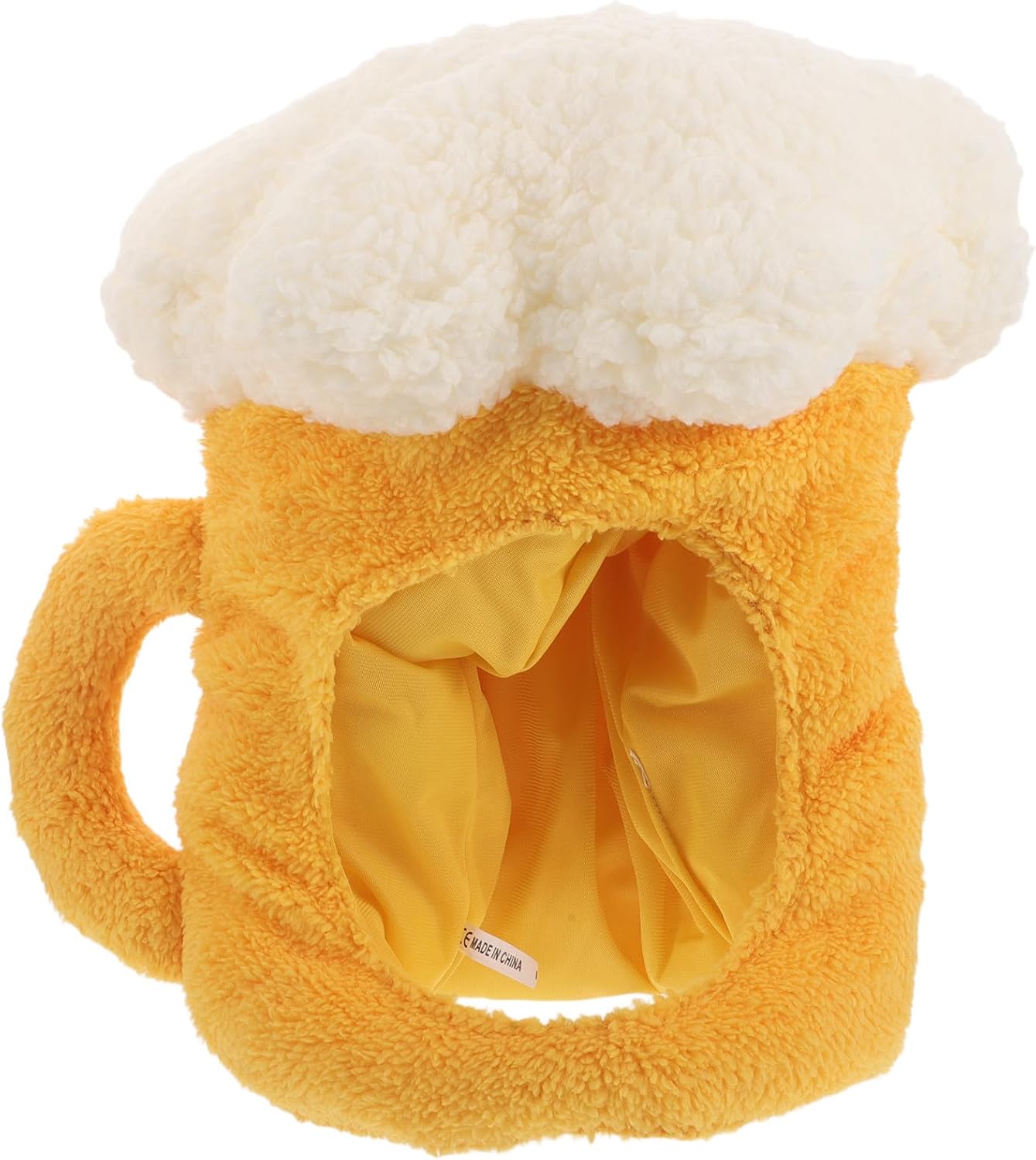 Plush Beer Mug Costume Hat Situation — WeirdThingsToBuy weird find