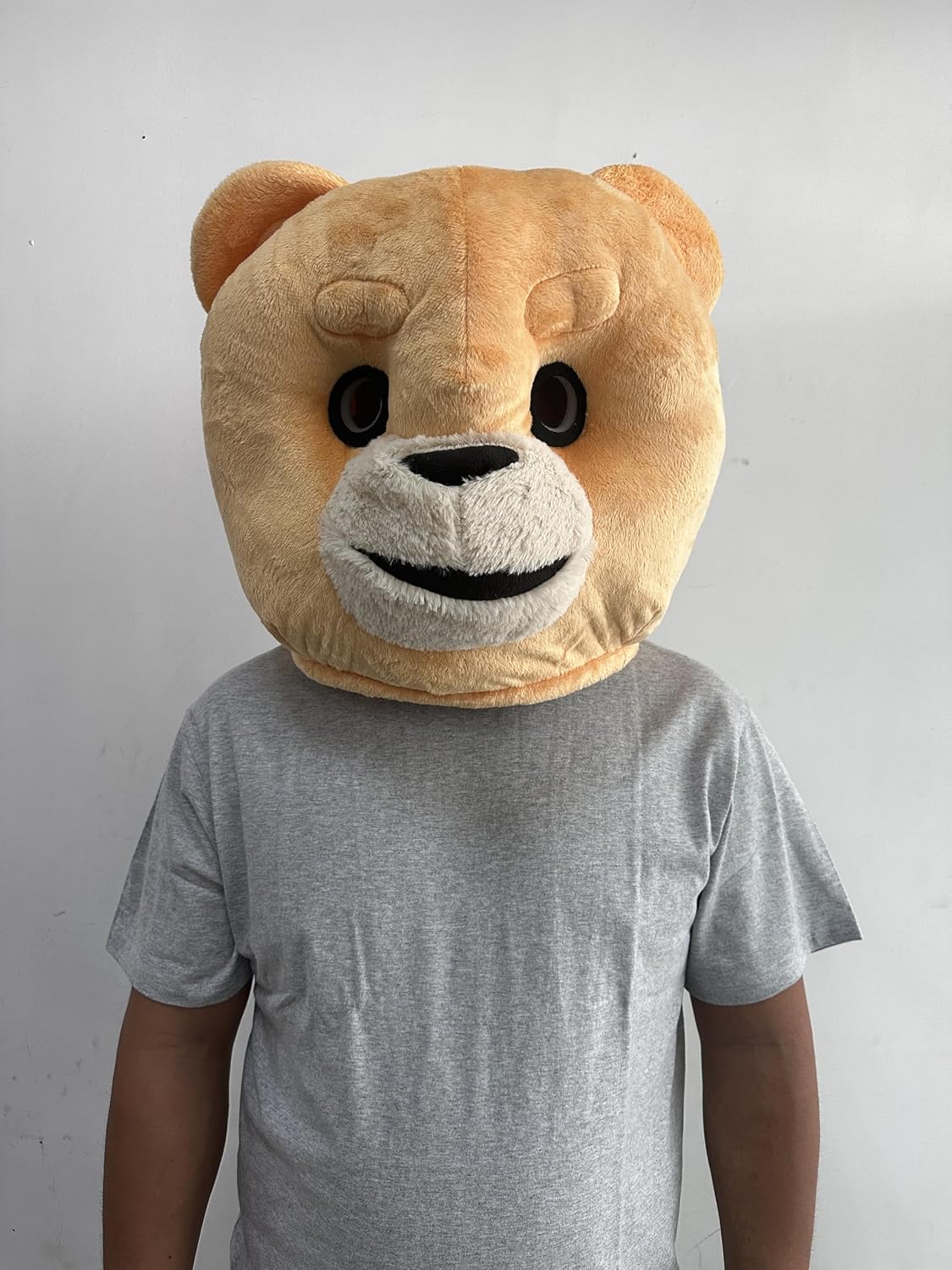 Plush Teddy Costume Masks Bear Energy — WeirdThingsToBuy weird find