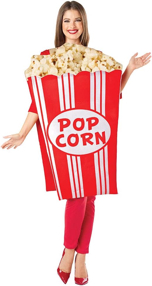 Popcorn Costume Halloween Party Adults Energy — WeirdThingsToBuy weird find