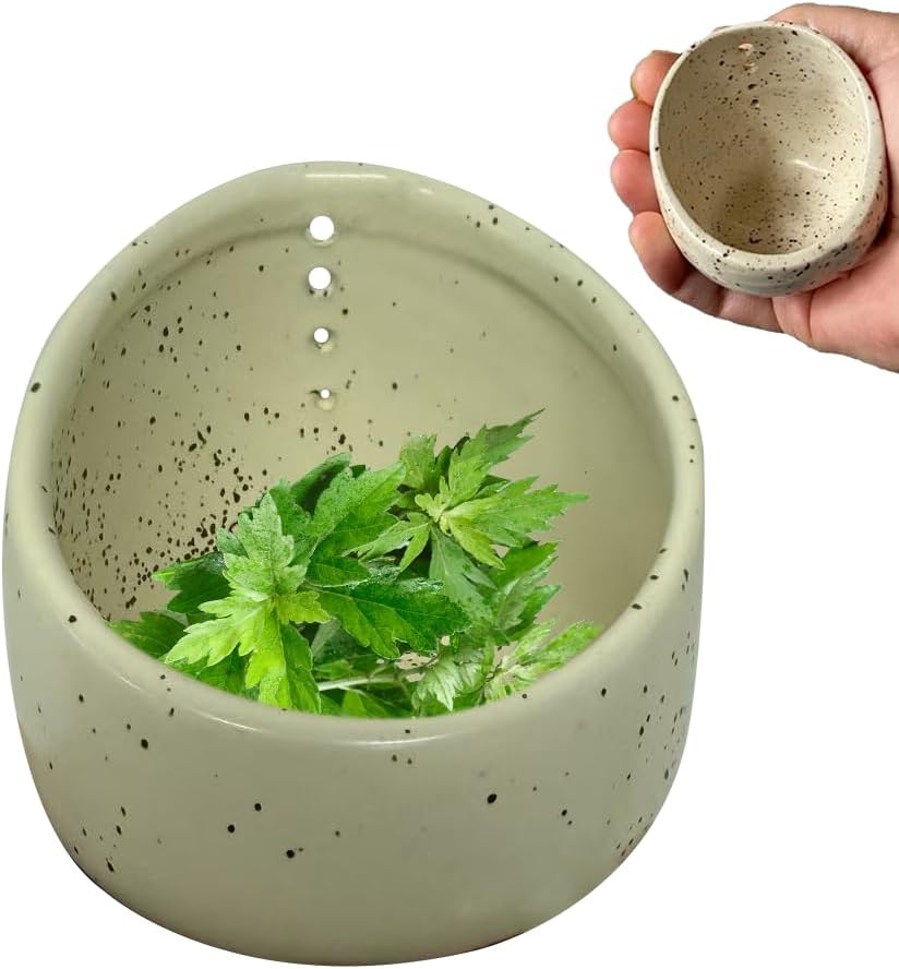 Pottery Herb Stripper Bowl Upgrade Situation — WeirdThingsToBuy weird find