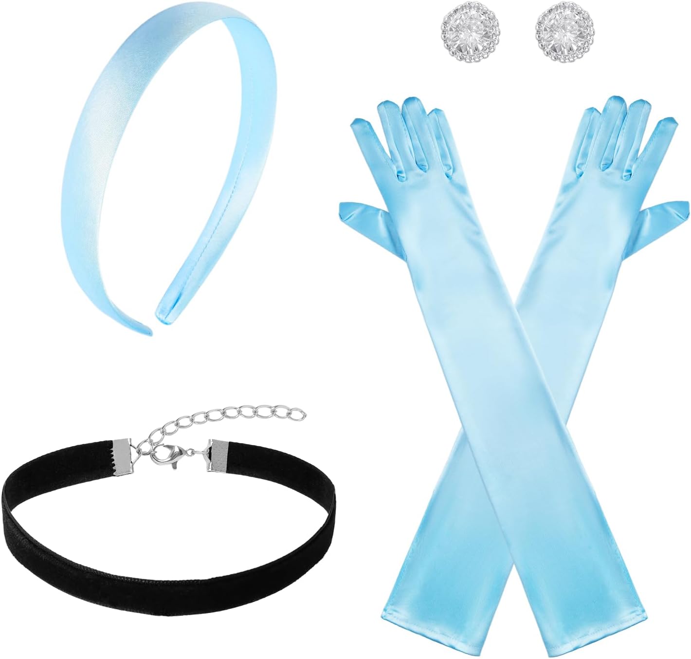 Princess Costume Accessories Blue Headband Situation — WeirdThingsToBuy weird find