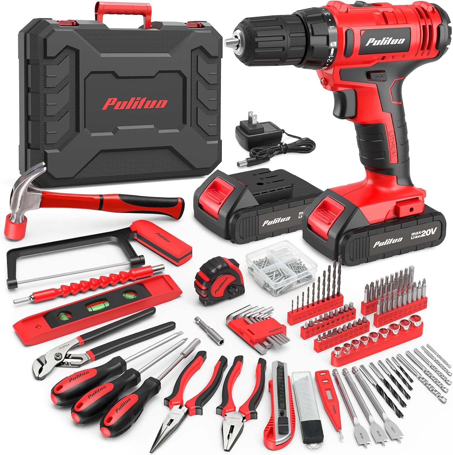 Pulituo Power Drill Tool Kit — WeirdThingsToBuy weird find