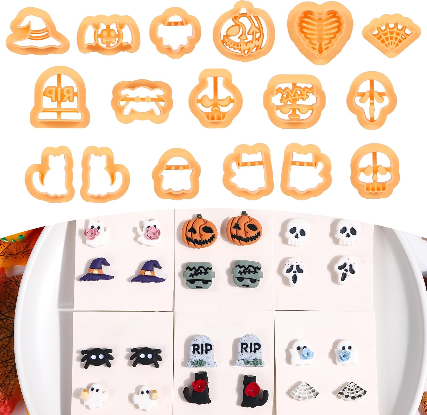 Puocaon Halloween Polymer Clay Cutters Situation — WeirdThingsToBuy weird find