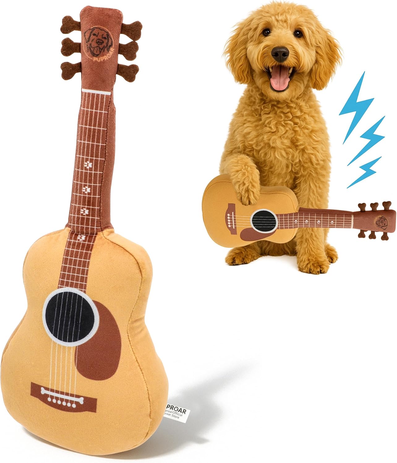 Puproar Guitar Dog Toy Funny — WeirdThingsToBuy weird find