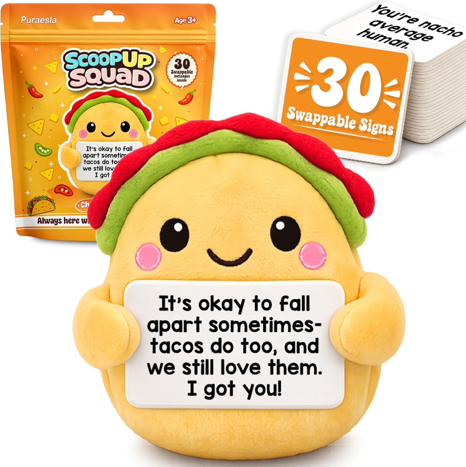 Puraesla Positive Taco Plush Anniversary Situation — WeirdThingsToBuy weird find