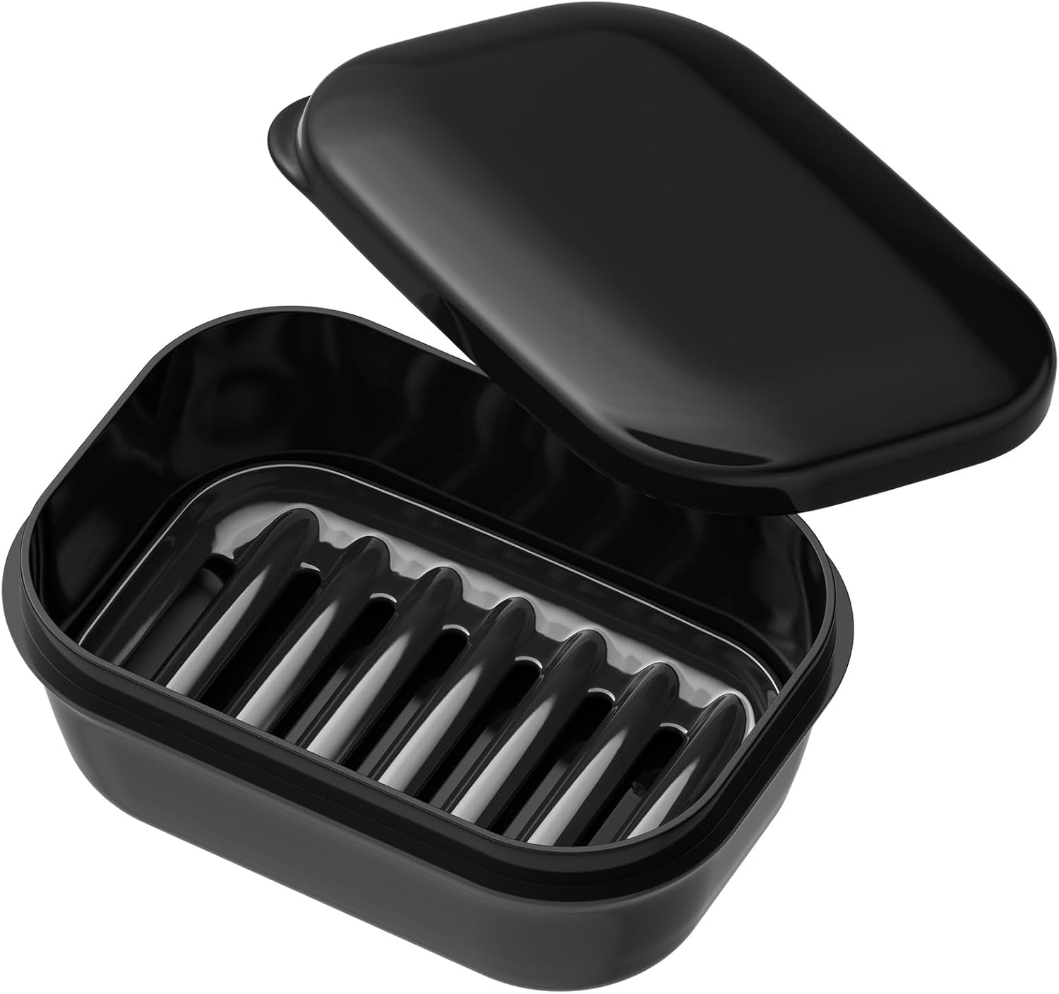 Quatish Leakproof Soap Dish Lid Energy — WeirdThingsToBuy weird find