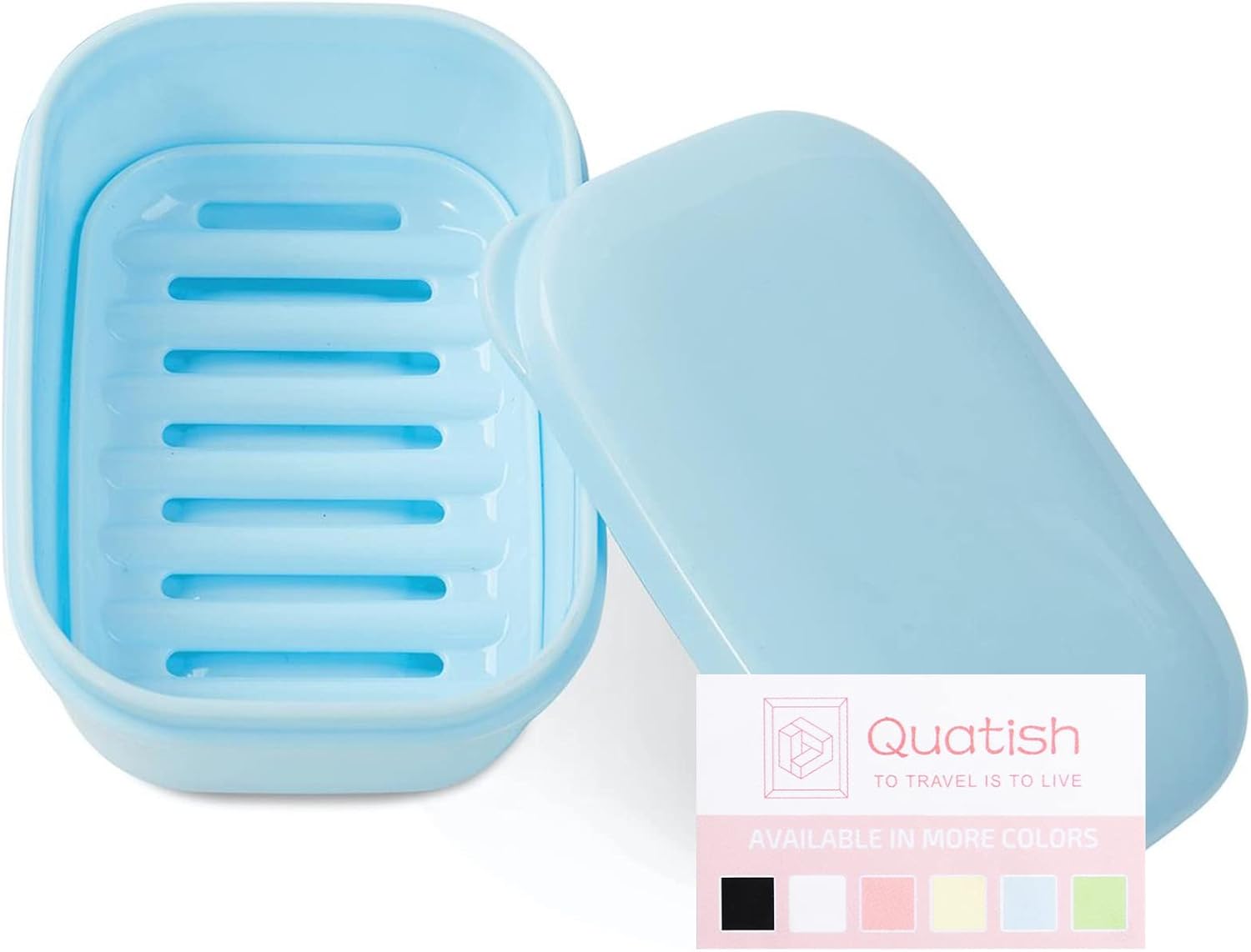 Quatish Leakproof Soap Dish Lid Situation — WeirdThingsToBuy weird find