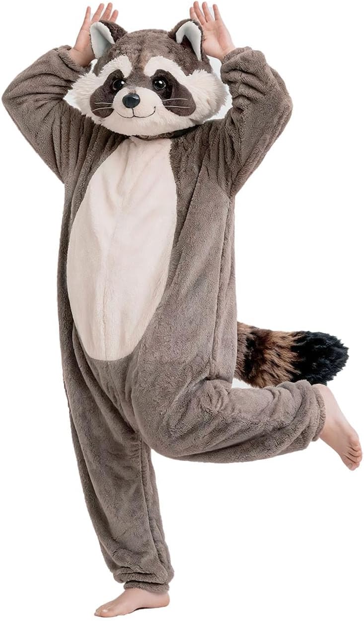 Raccoon Costume Adult Big Mouth — WeirdThingsToBuy weird find