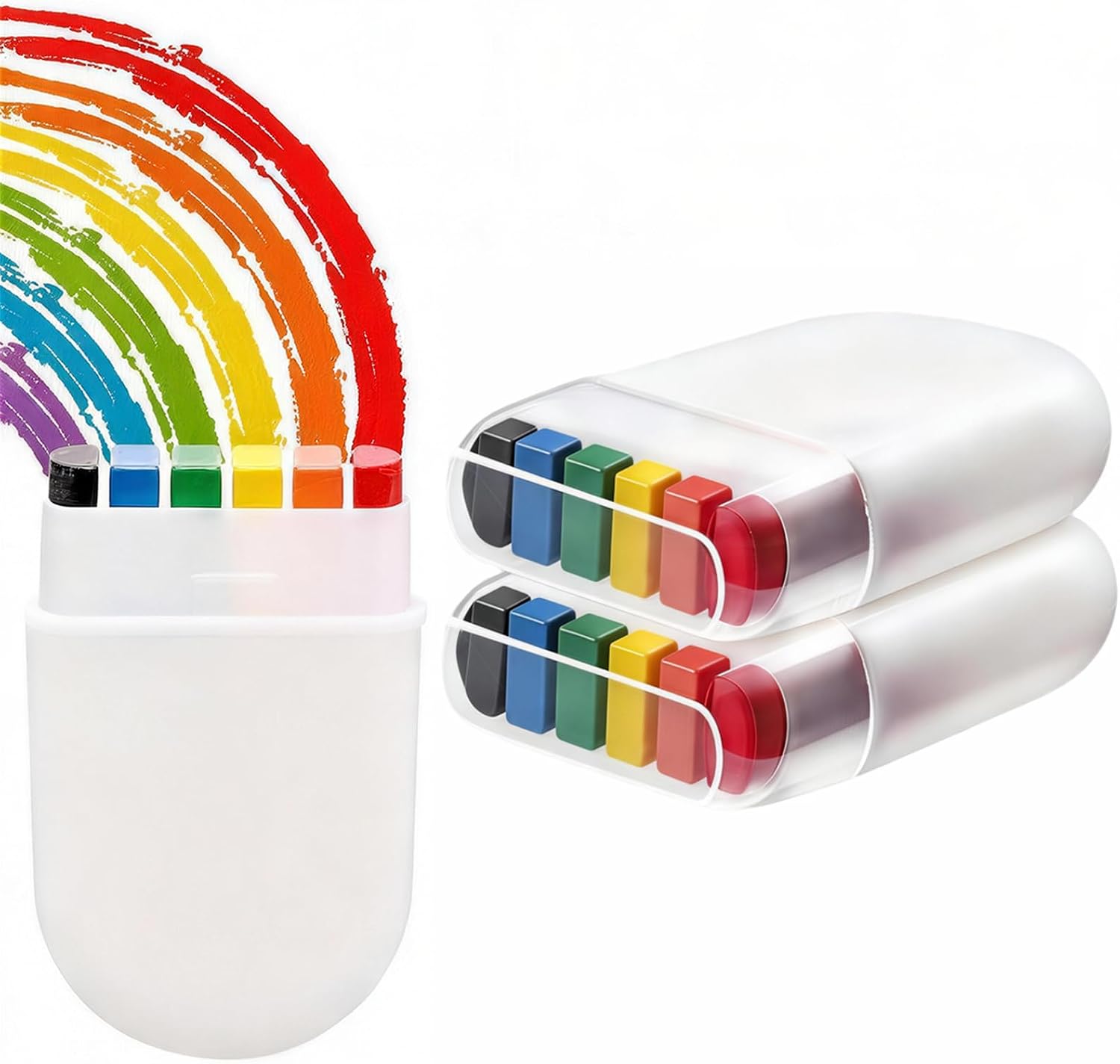 Rainbow Face Body Paint Sticks Energy — WeirdThingsToBuy weird find