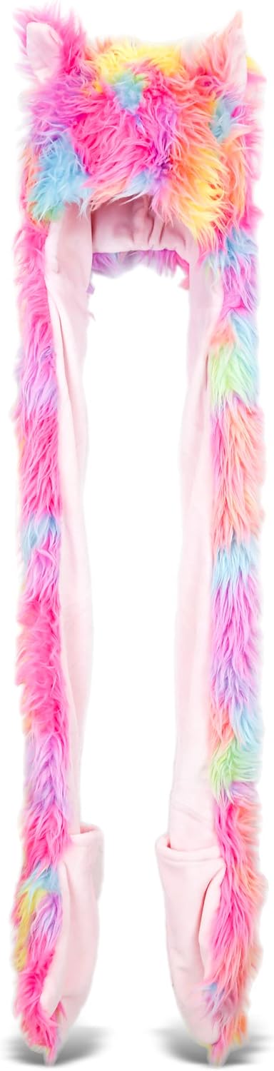 Rainbow Plush Hat Energy — WeirdThingsToBuy weird find