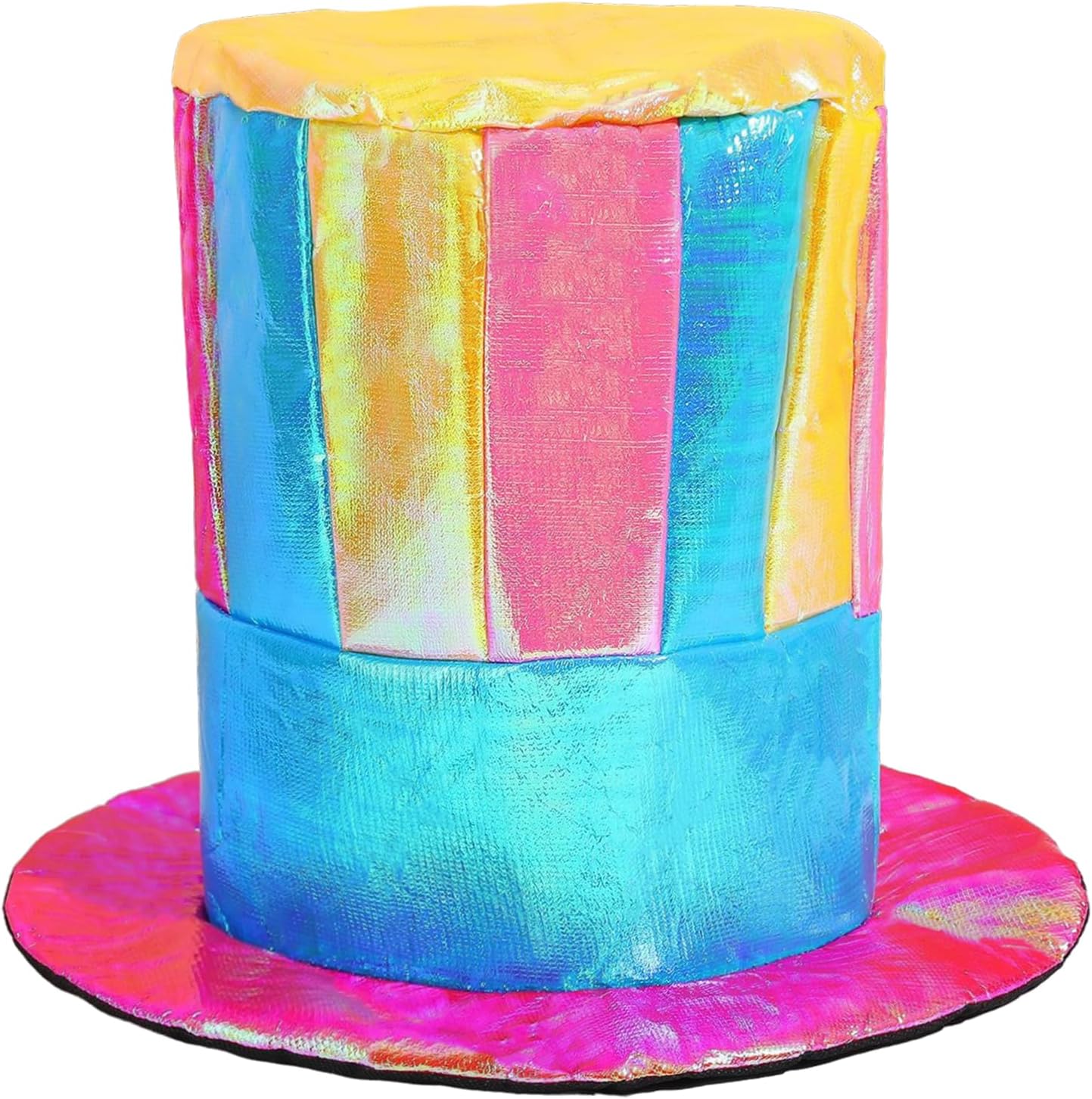 Rainbow Stripe Top Hat Crazy Situation — WeirdThingsToBuy weird find