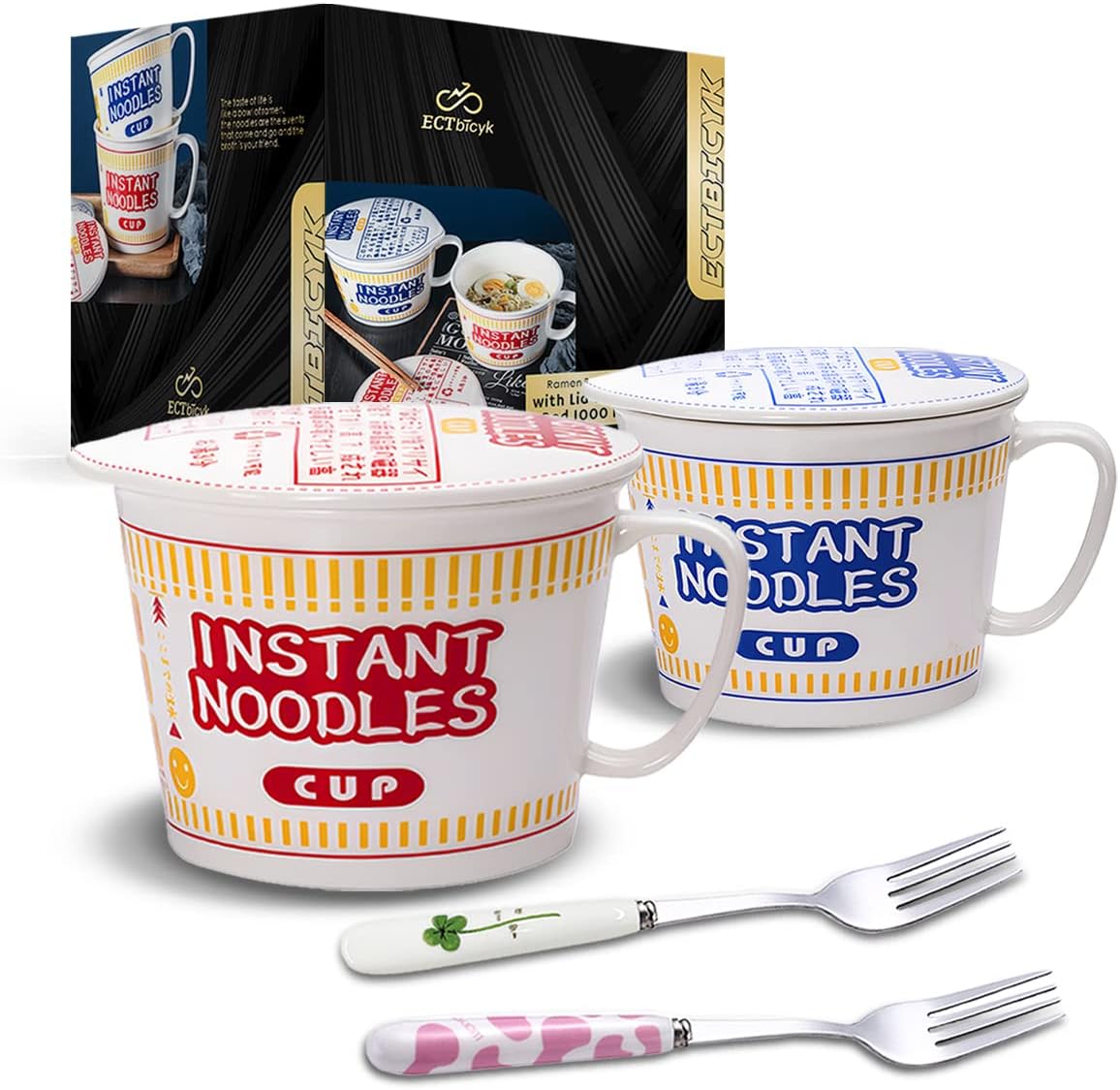 Ramen Bowls Lid & Handle Energy — WeirdThingsToBuy weird find