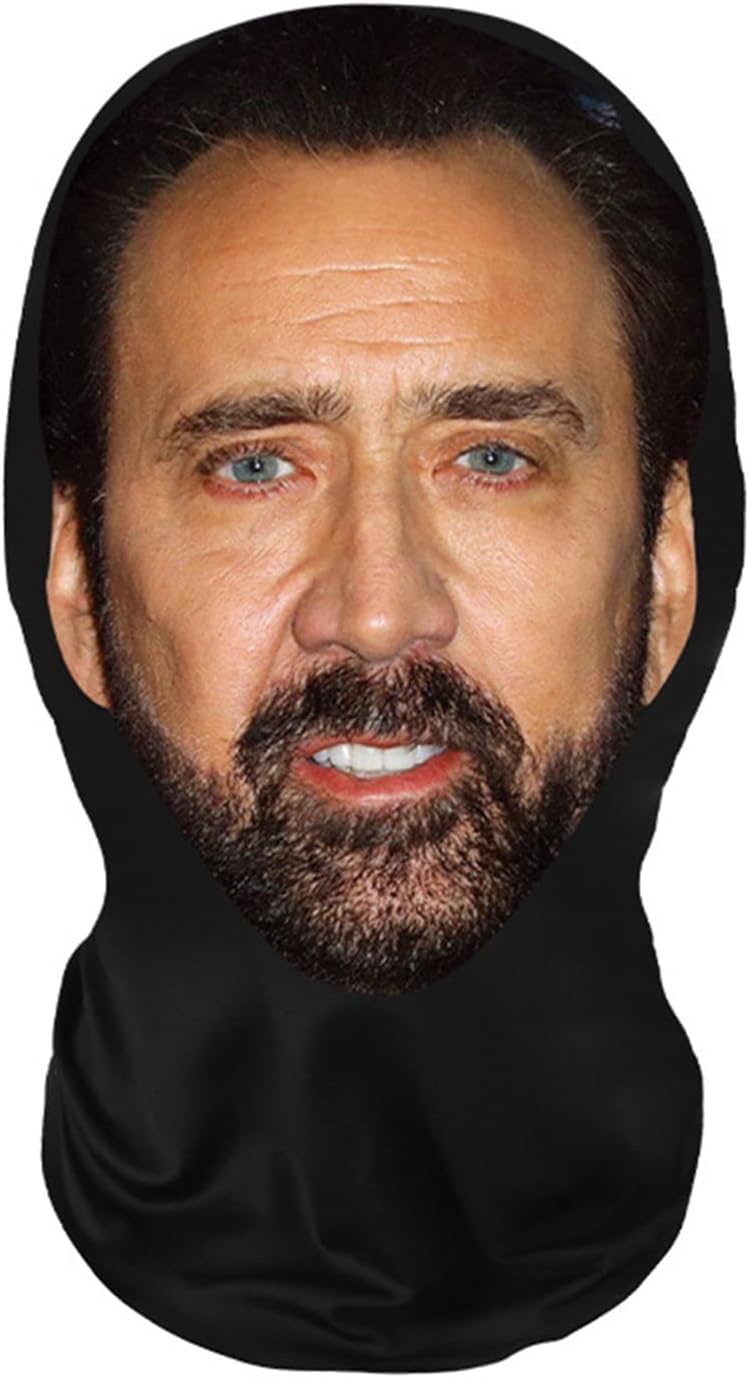 Realistic Celebrity Face Mask Mesh Energy — WeirdThingsToBuy weird find