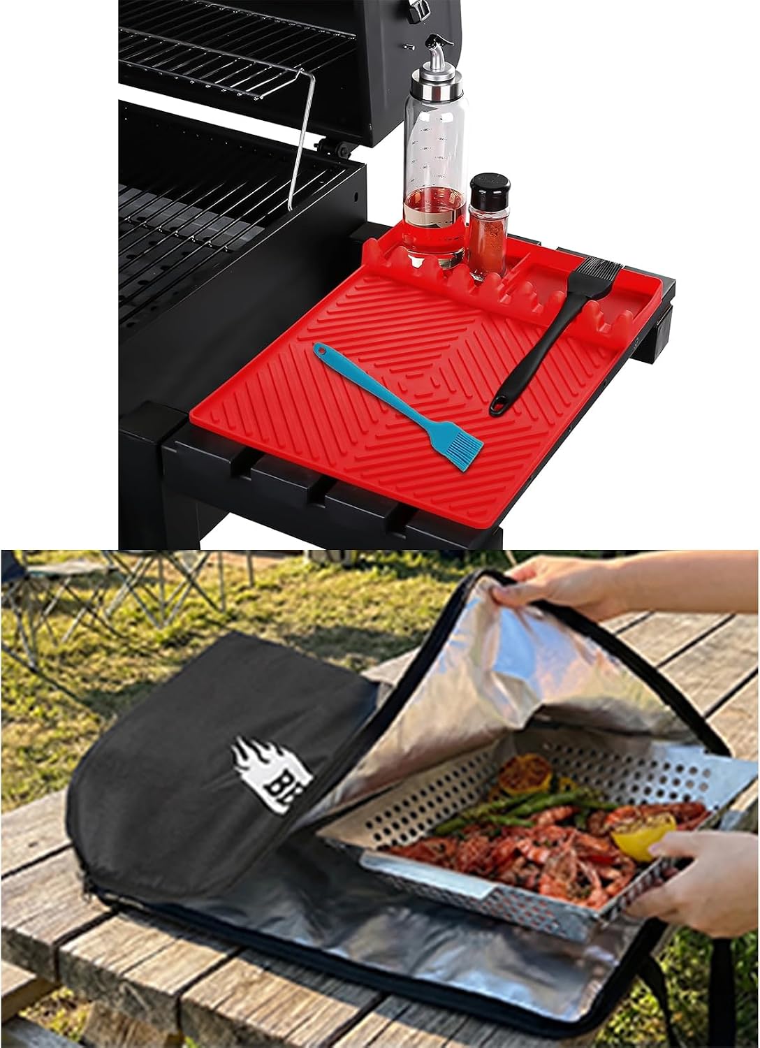 Red Mat 21in Black Bbq — WeirdThingsToBuy weird find