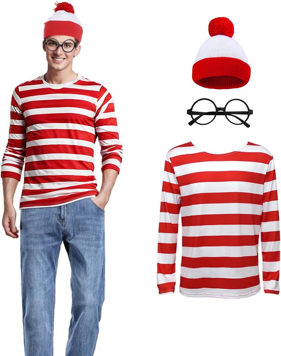 Red & White Striped Tee Situation — WeirdThingsToBuy weird find