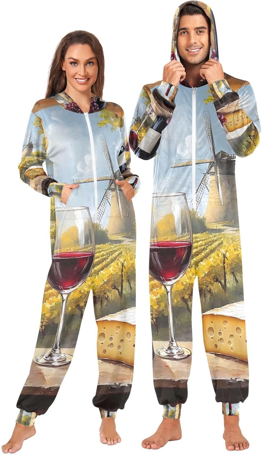 Red Wine Glasses Grape Cheese Energy — WeirdThingsToBuy weird find