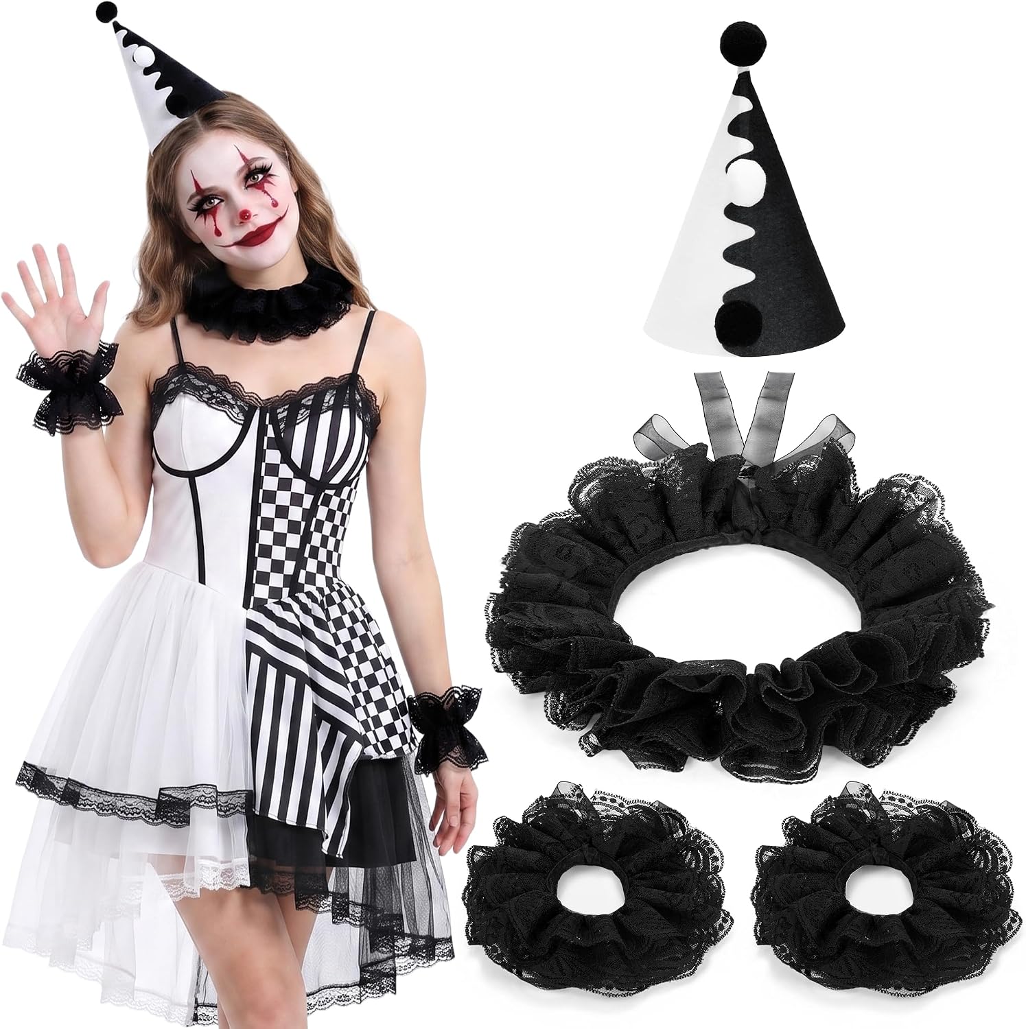 Regilt Clown Neck Ruffle Collar Situation — WeirdThingsToBuy weird find