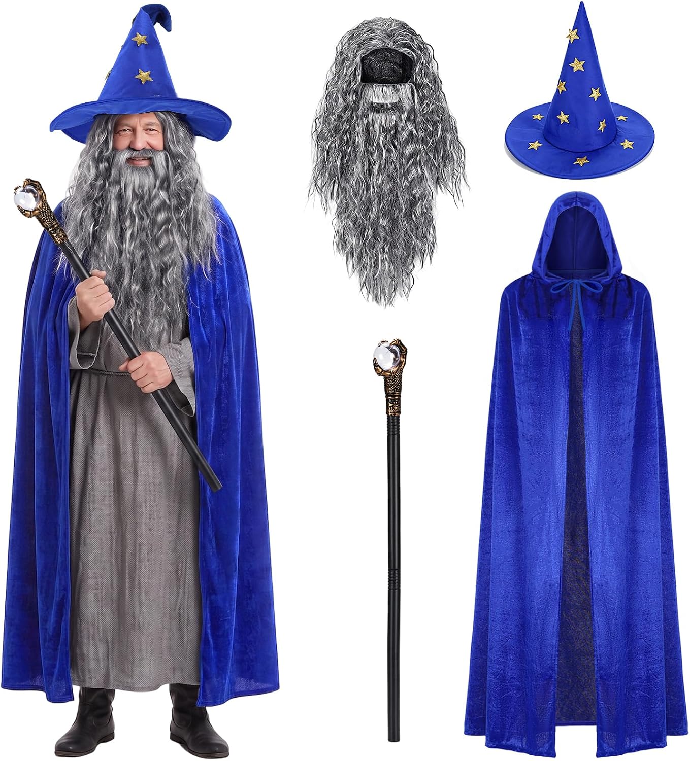 Regilt Halloween Wizard Costume Wizard — WeirdThingsToBuy weird find