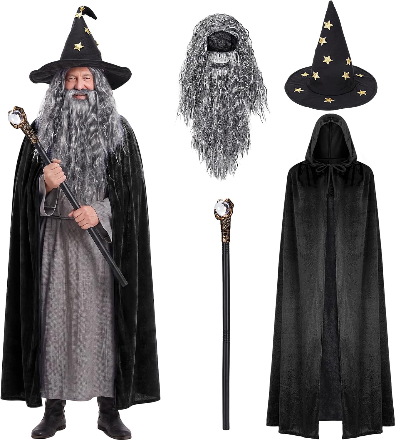 Regilt Halloween Wizard Costume Wizard — WeirdThingsToBuy weird find