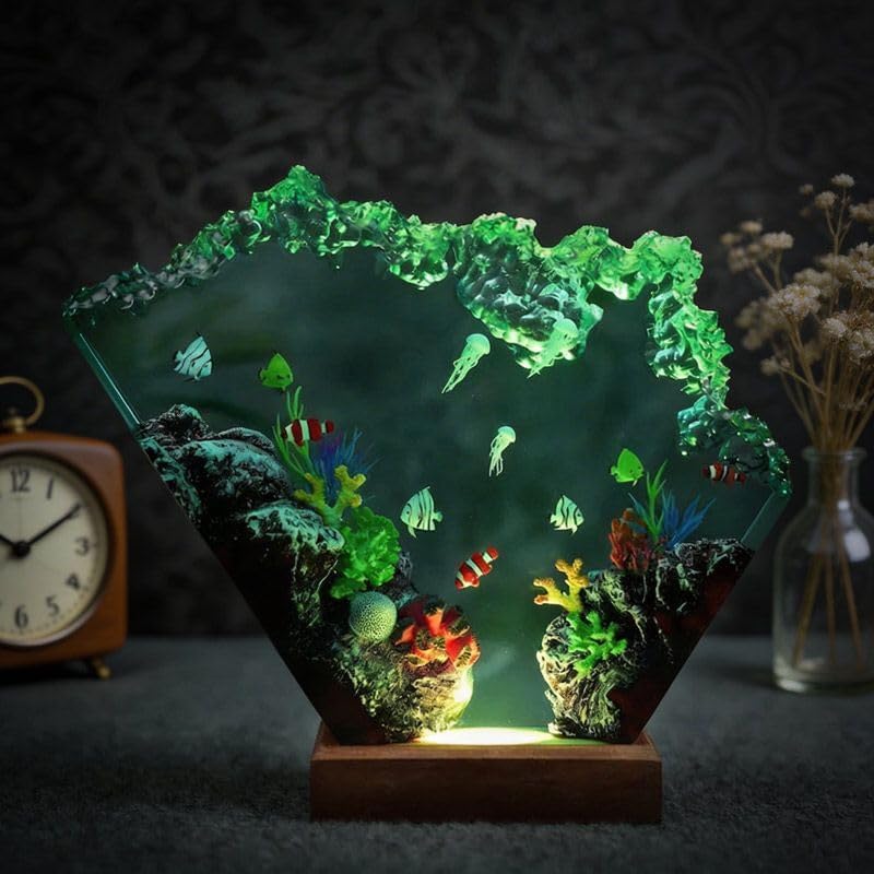 Resin Ocean Lamp Situation — WeirdThingsToBuy weird find