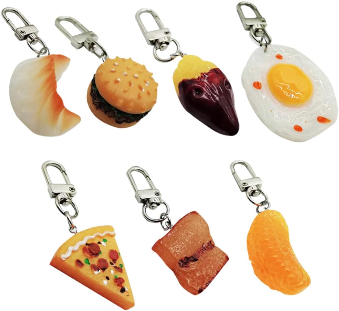 Resin Simulated Food Keychain Pendant Situation — WeirdThingsToBuy weird find