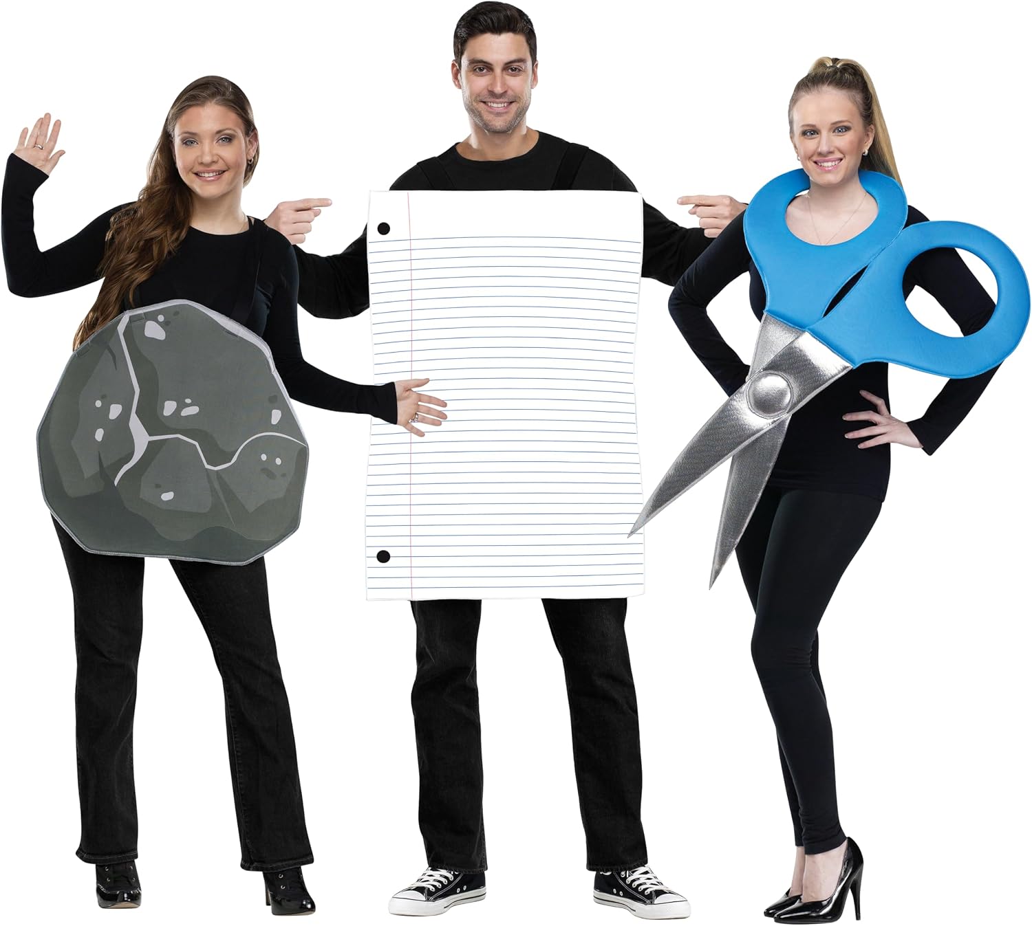 Rock Paper Scissor Adult Costume — WeirdThingsToBuy weird find