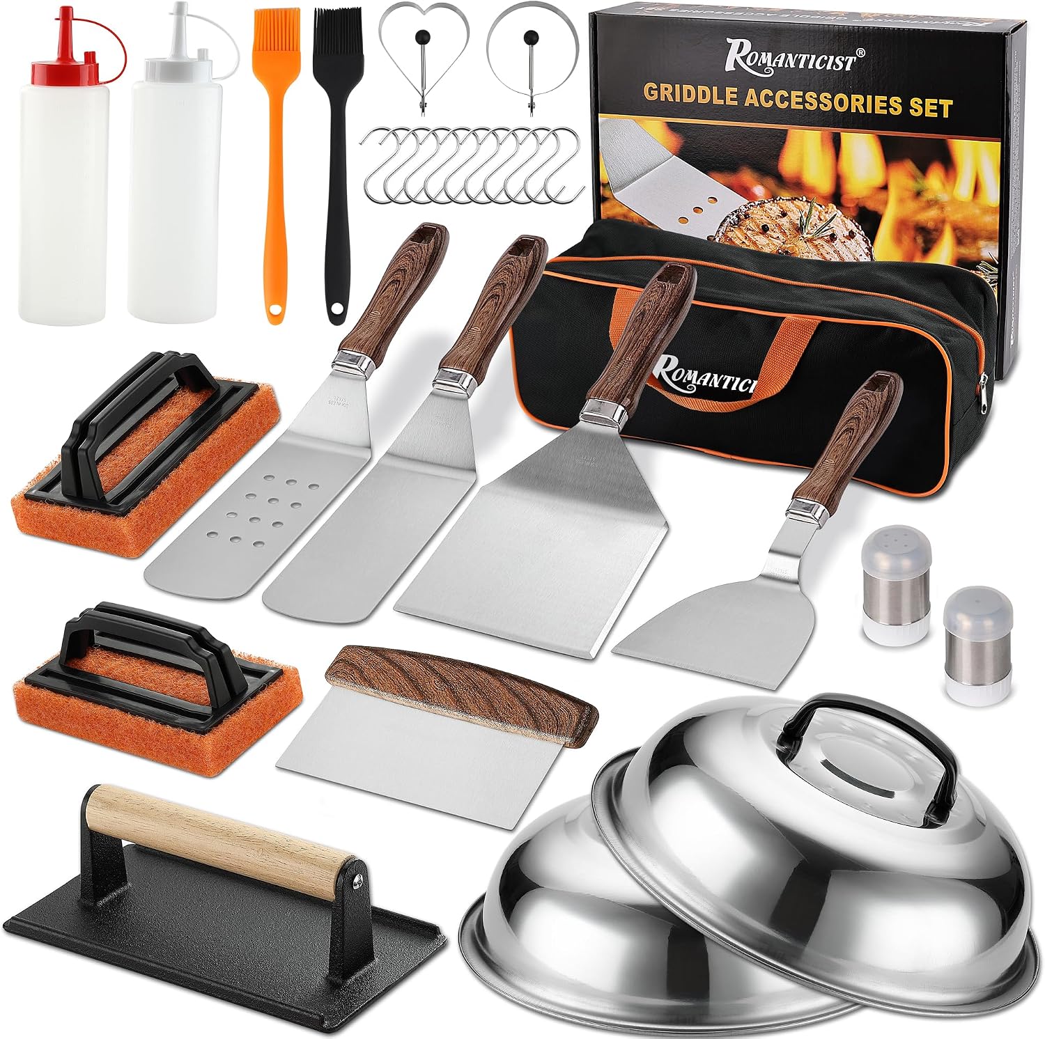 Romanticist 29pcs Griddle Accessories Set Energy — WeirdThingsToBuy weird find