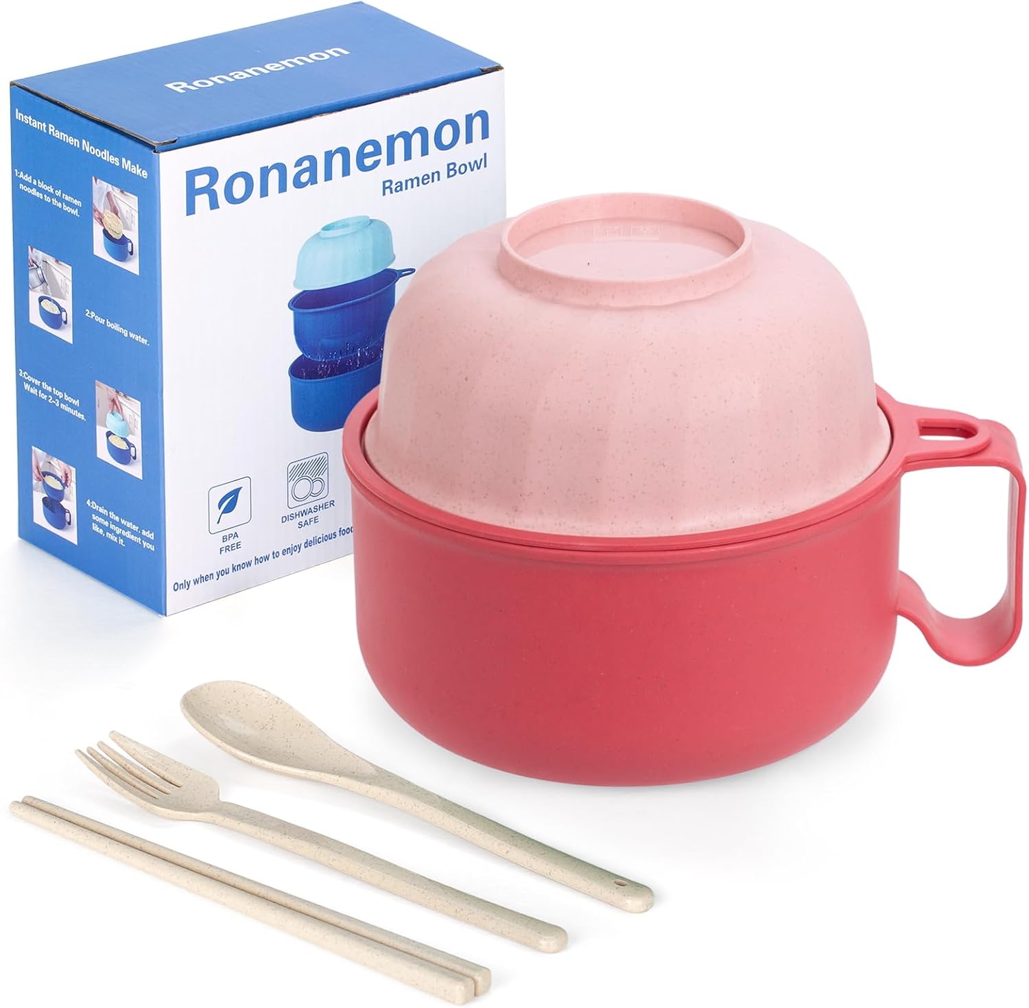 Ronanemon Large Ramen Bowl 40oz Energy — WeirdThingsToBuy weird find