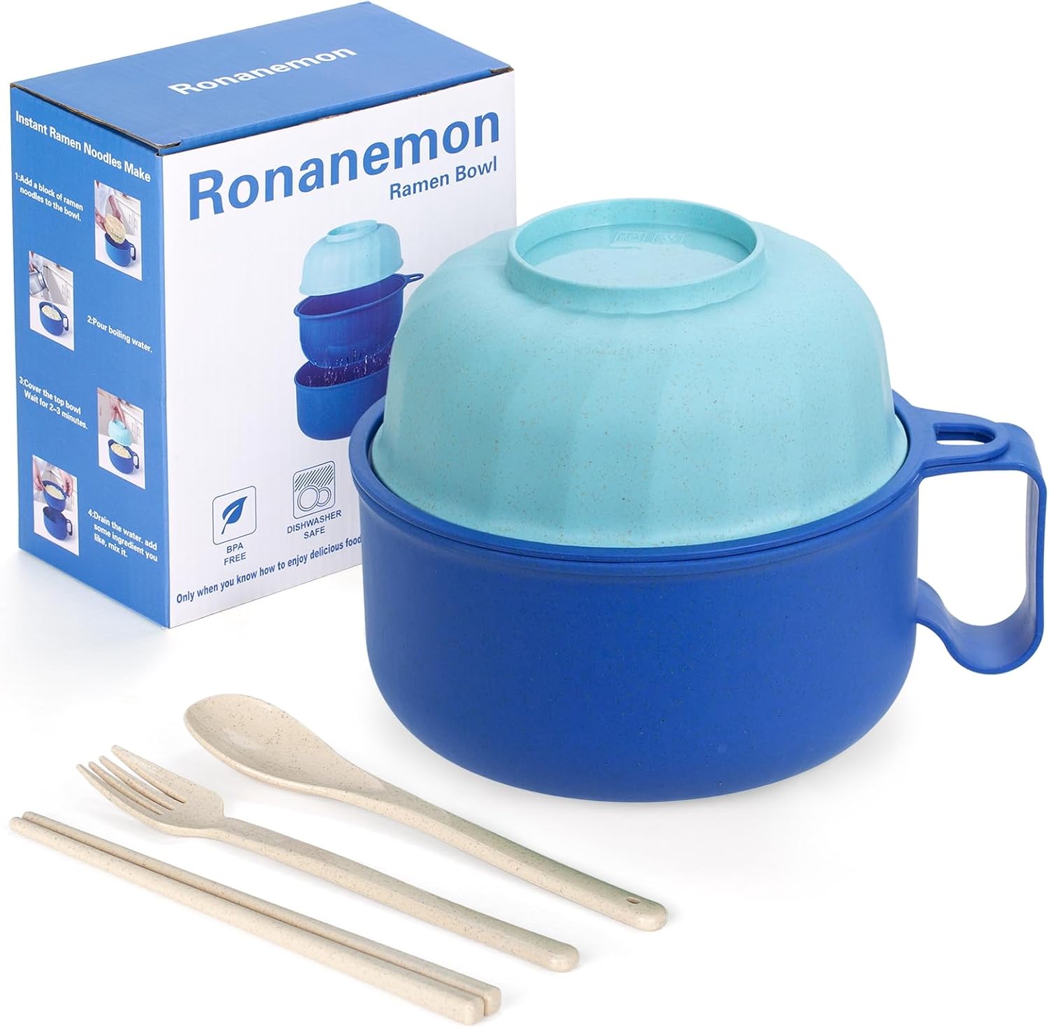 Ronanemon Large Ramen Bowl 40oz Situation — WeirdThingsToBuy weird find