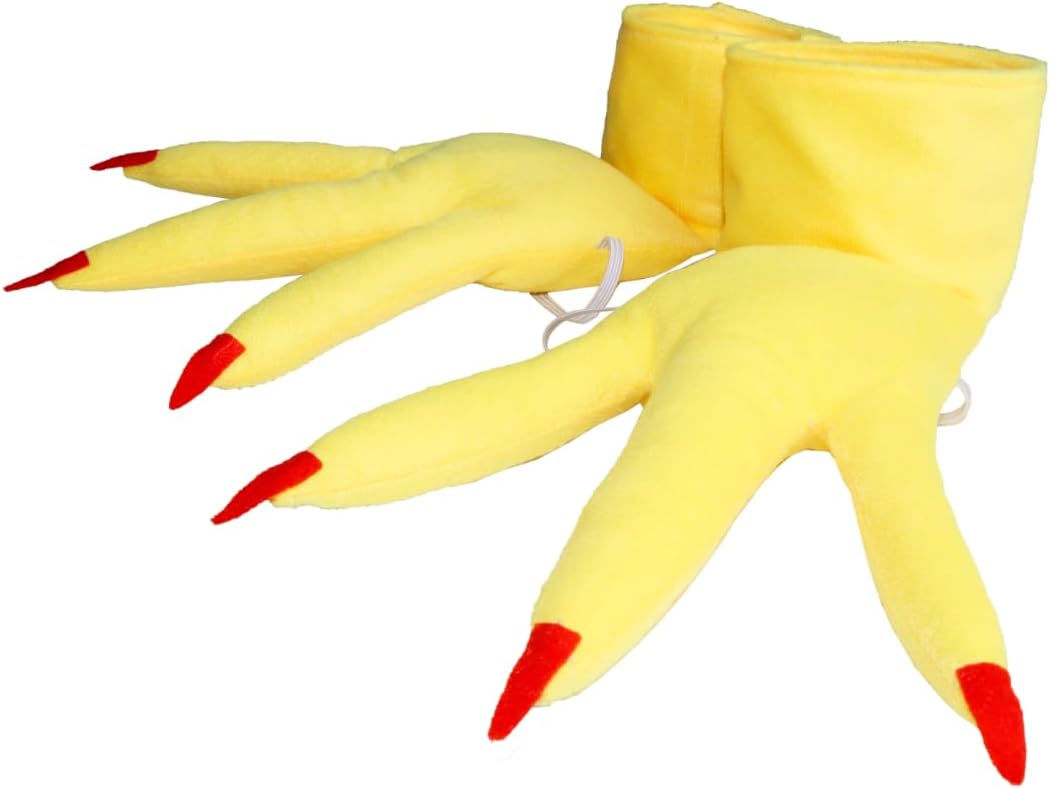 Rooster Chicken Cuffs Feet Costume Situation — WeirdThingsToBuy weird find