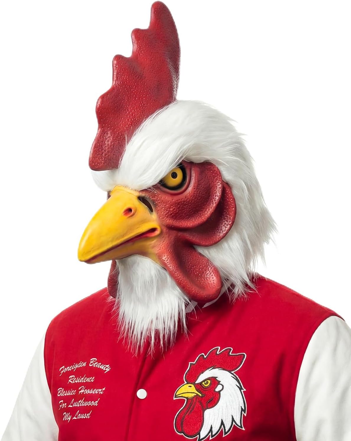 Rooster Mask Adult Latex Chicken Energy — WeirdThingsToBuy weird find
