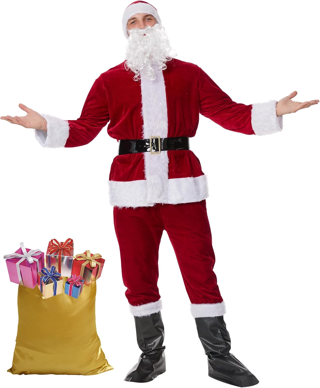 Santa Claus Costume Suit Men — WeirdThingsToBuy weird find