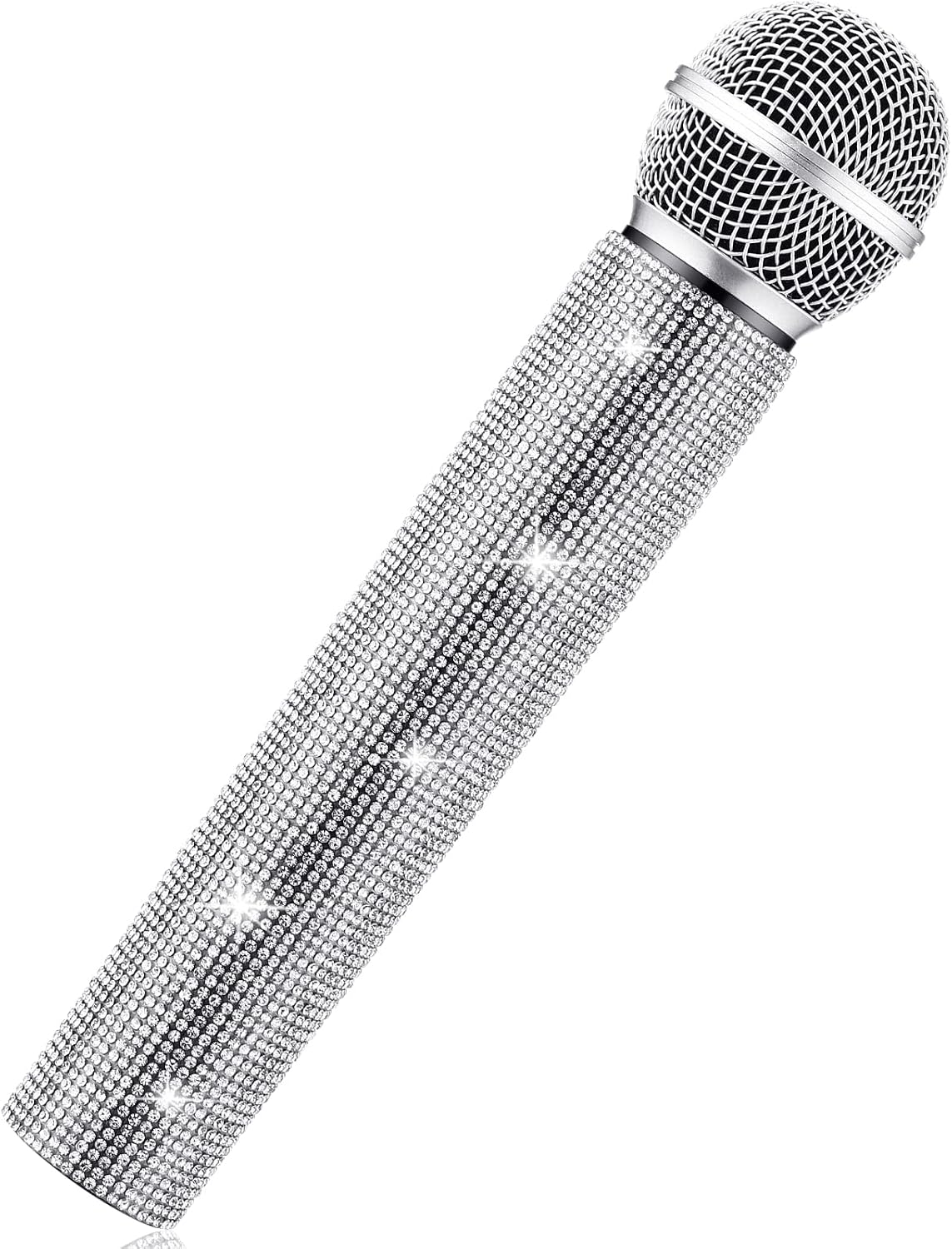 Sanwuta Fake Microphone Prop Sparkly Energy — WeirdThingsToBuy weird find