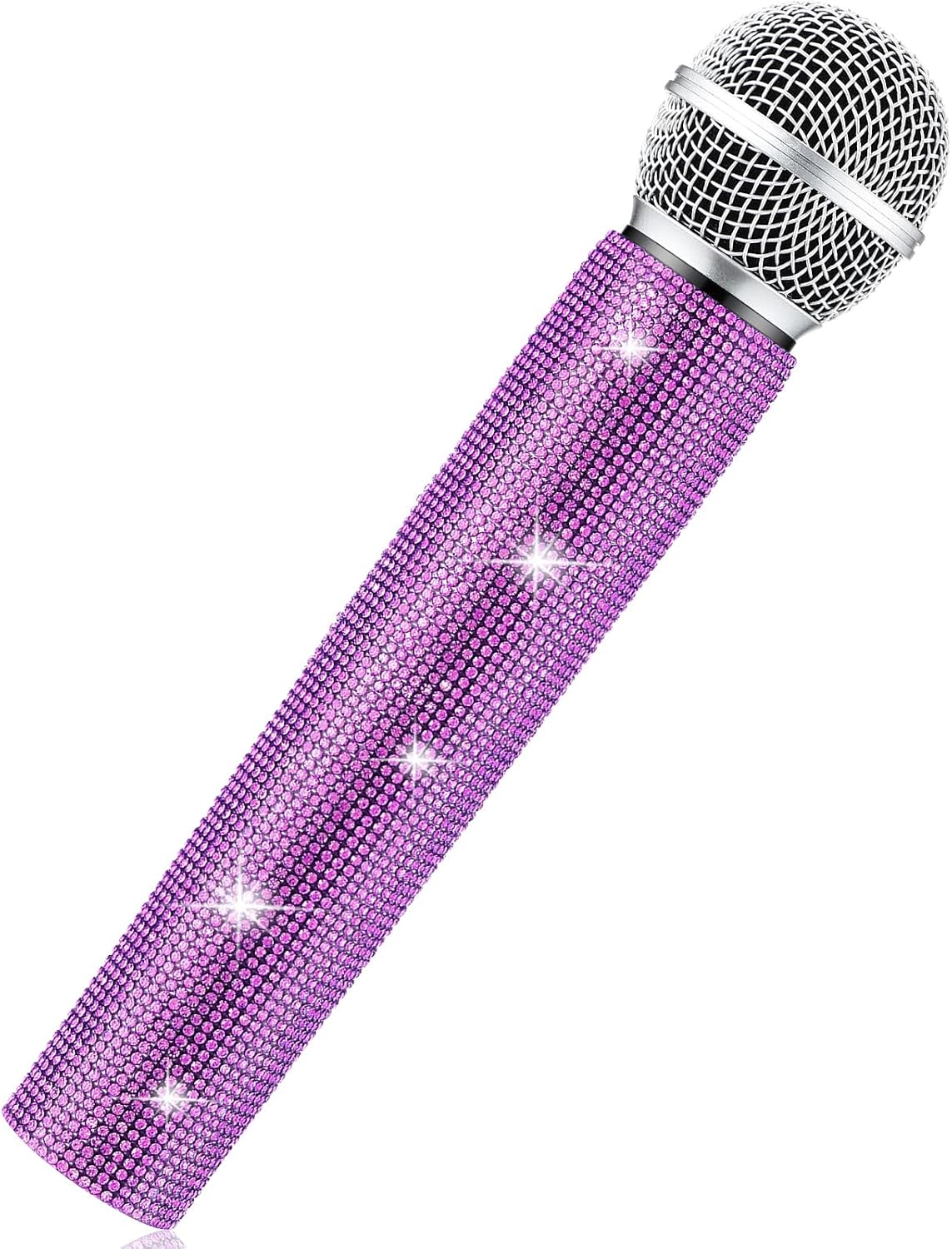 Sanwuta Fake Microphone Prop Sparkly Situation — WeirdThingsToBuy weird find