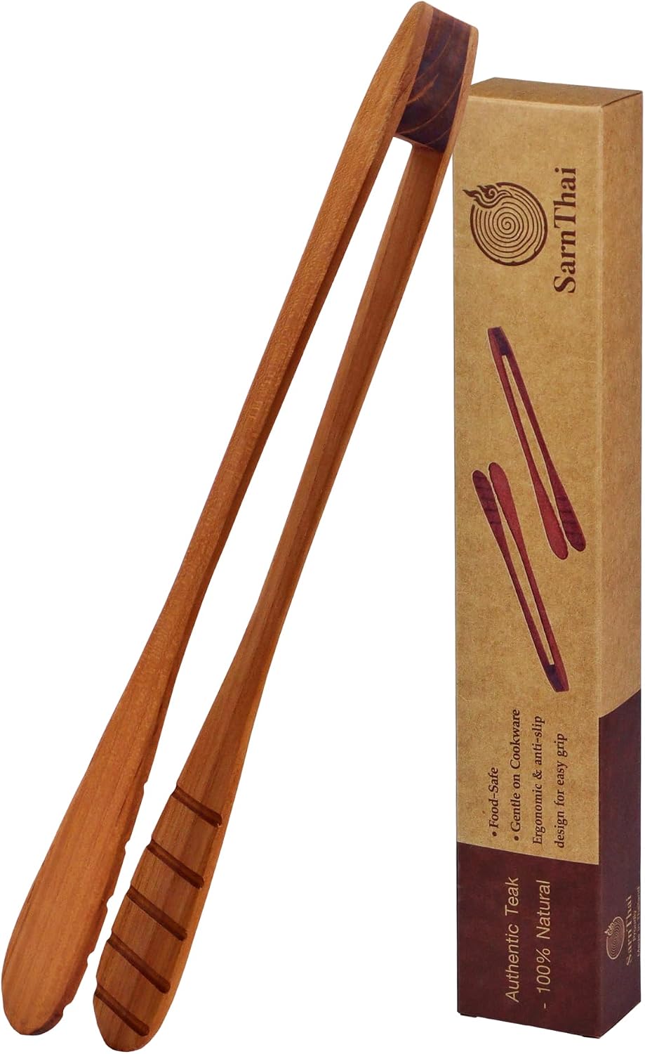 Sarnthai Wood Tongs Cooking 12 — WeirdThingsToBuy weird find