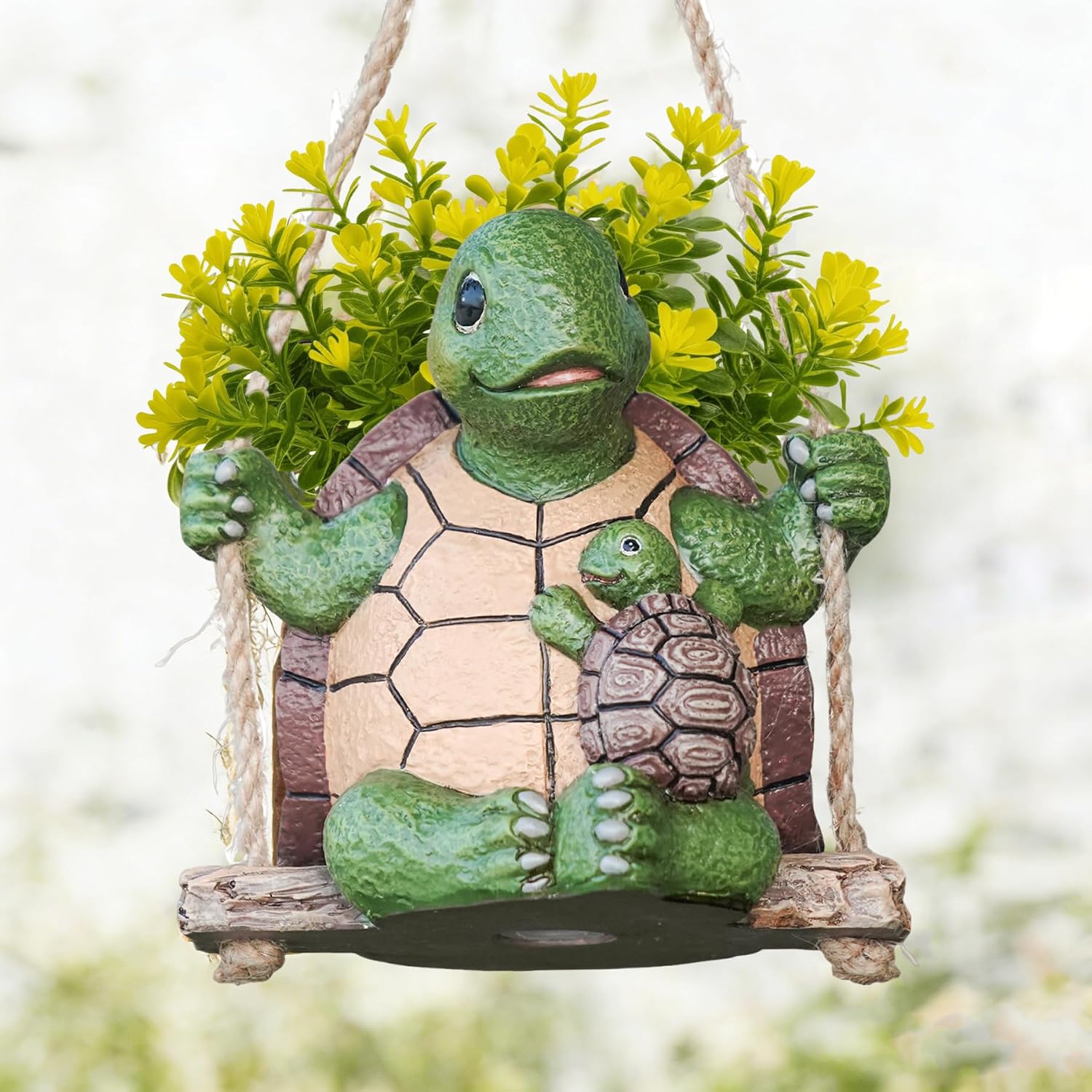 Saysmile Swing Turtle Hanging Planters Energy — WeirdThingsToBuy weird find