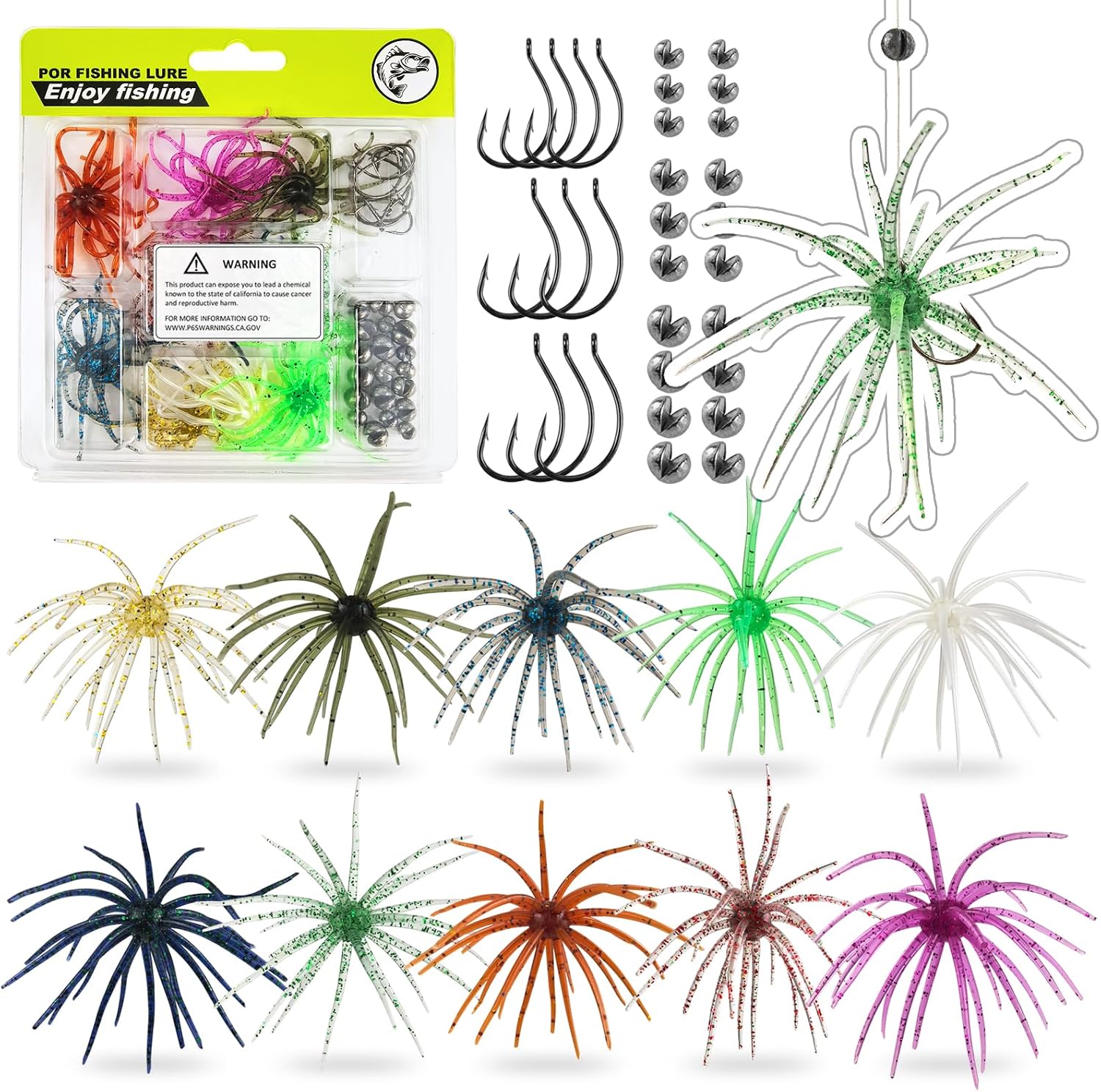 Sea Urchin Bait Soft Lure Energy — WeirdThingsToBuy weird find