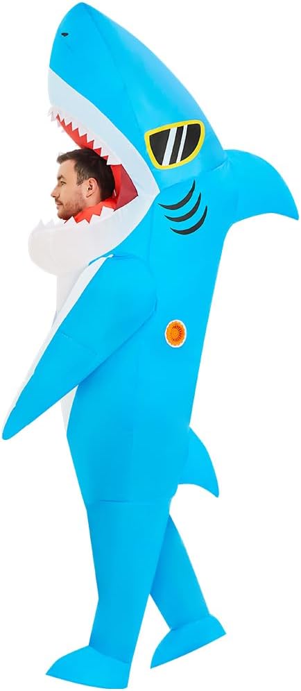 Shark Costume Adult Men Women — WeirdThingsToBuy weird find