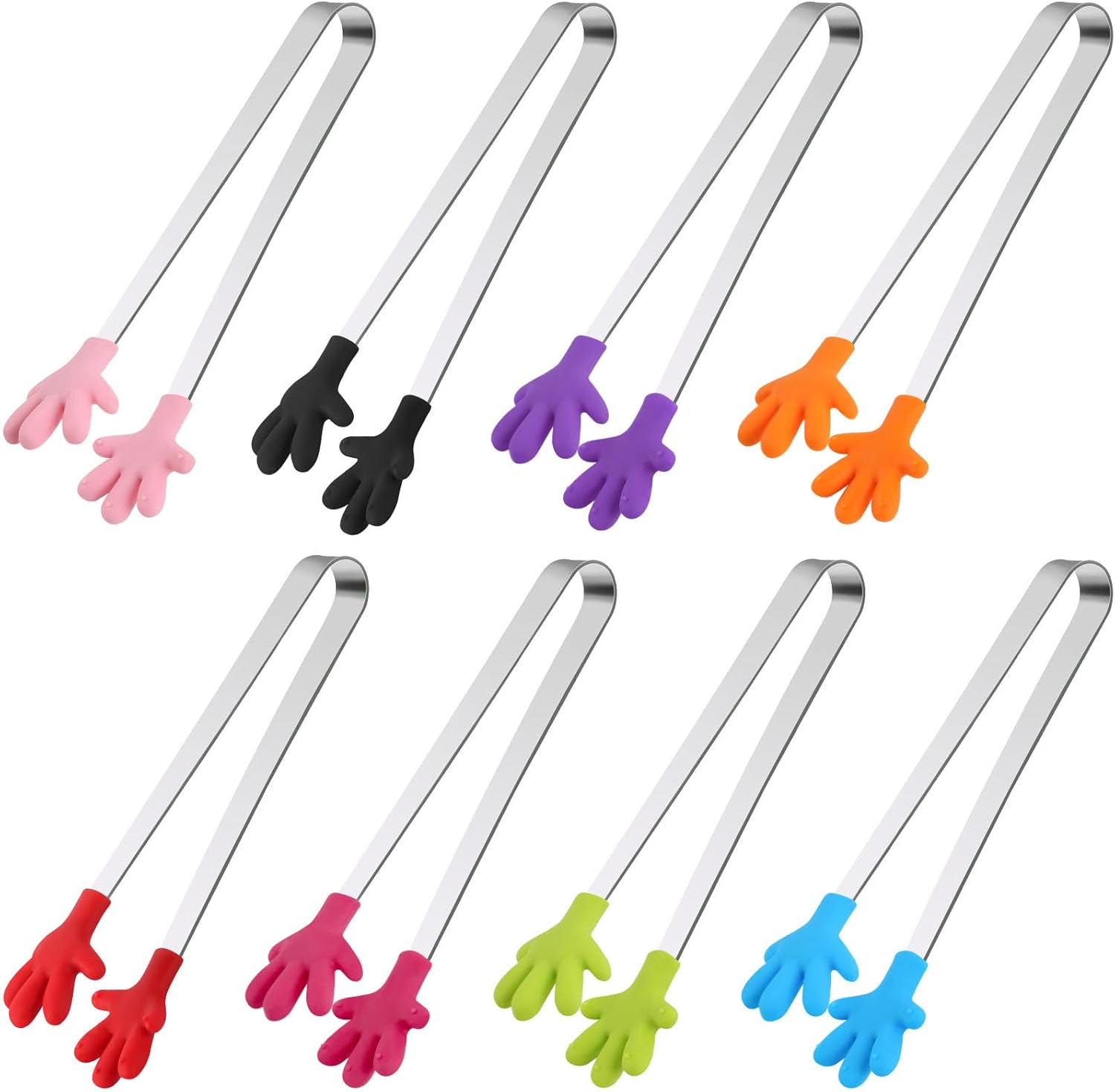 Shindel Mini Tongs 8 Silicone — WeirdThingsToBuy weird find