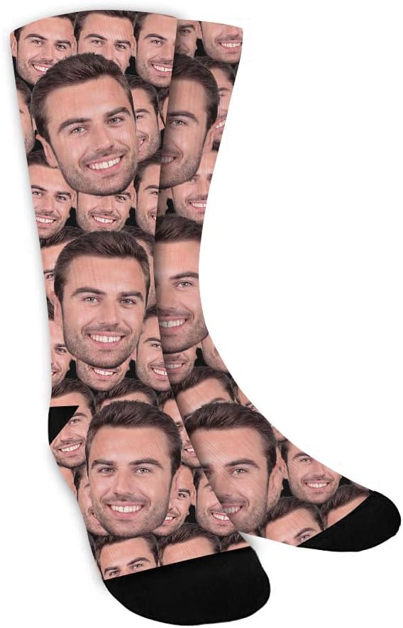 Shinesand Custom Face Socks Picture Energy — WeirdThingsToBuy weird find