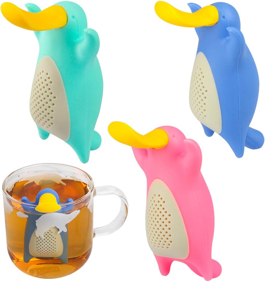 Silicone Tea Infuser Set Loose Energy — WeirdThingsToBuy weird find