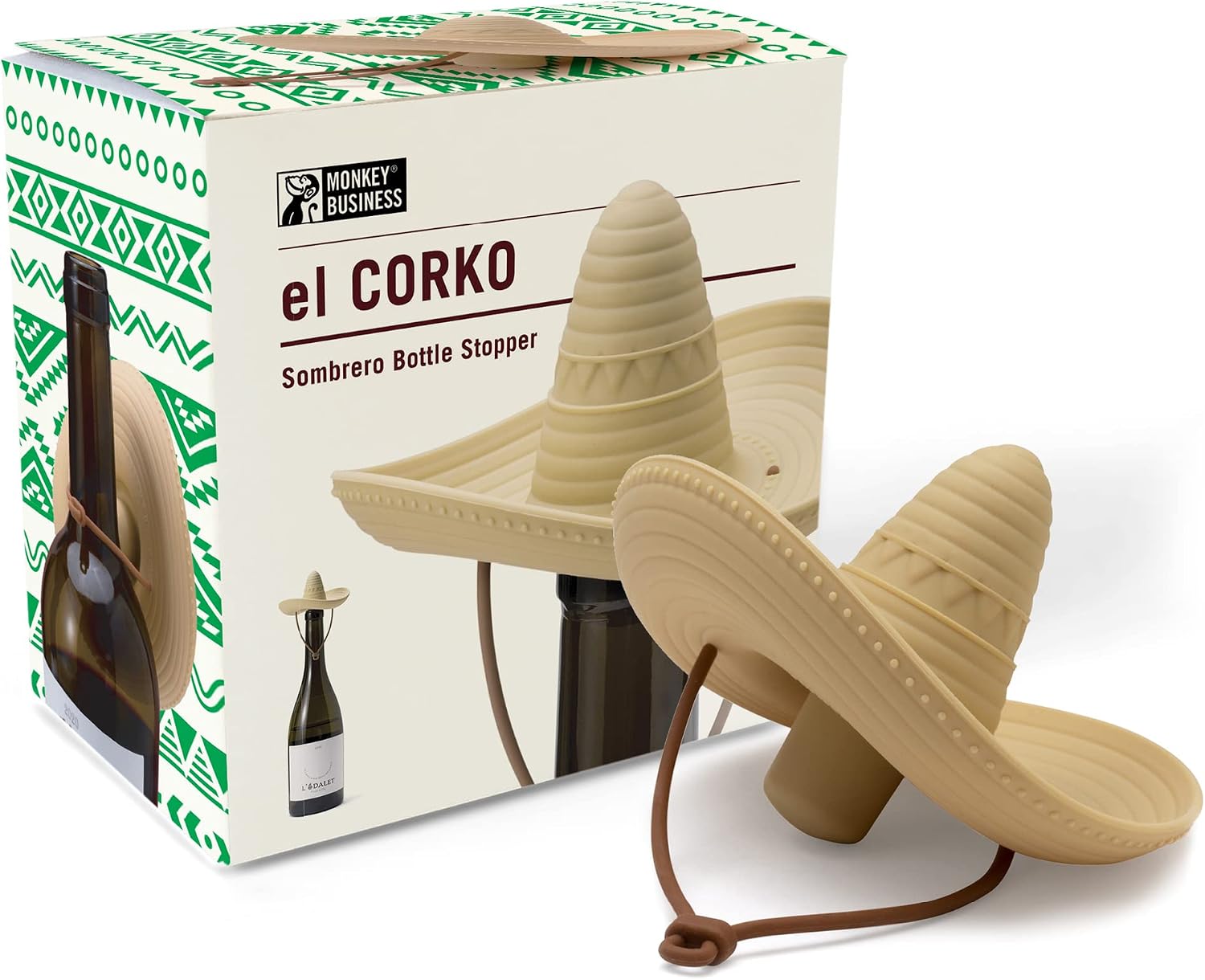 Silicone Wine Stopper Fun Sombrero Situation — WeirdThingsToBuy weird find