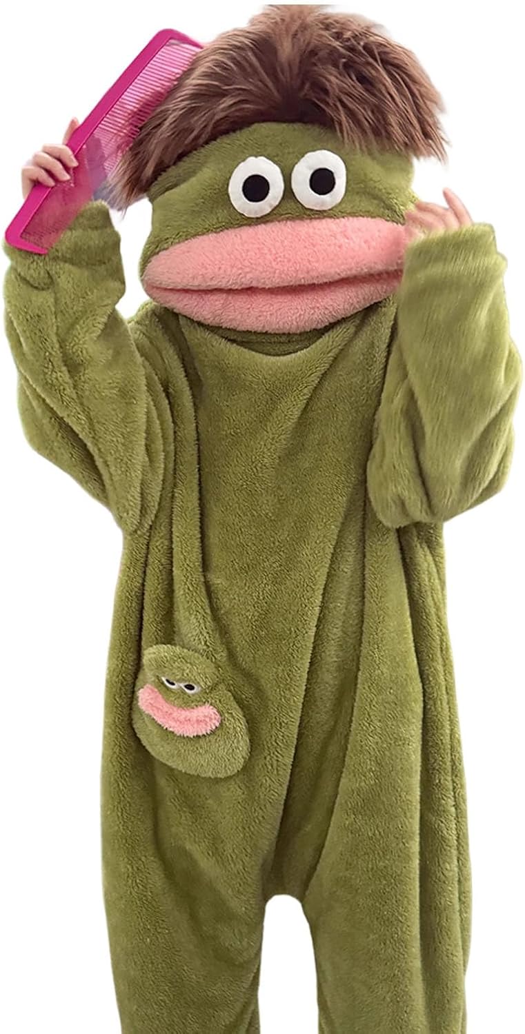 Silly Wearable Onesie Funny Green Energy — WeirdThingsToBuy weird find