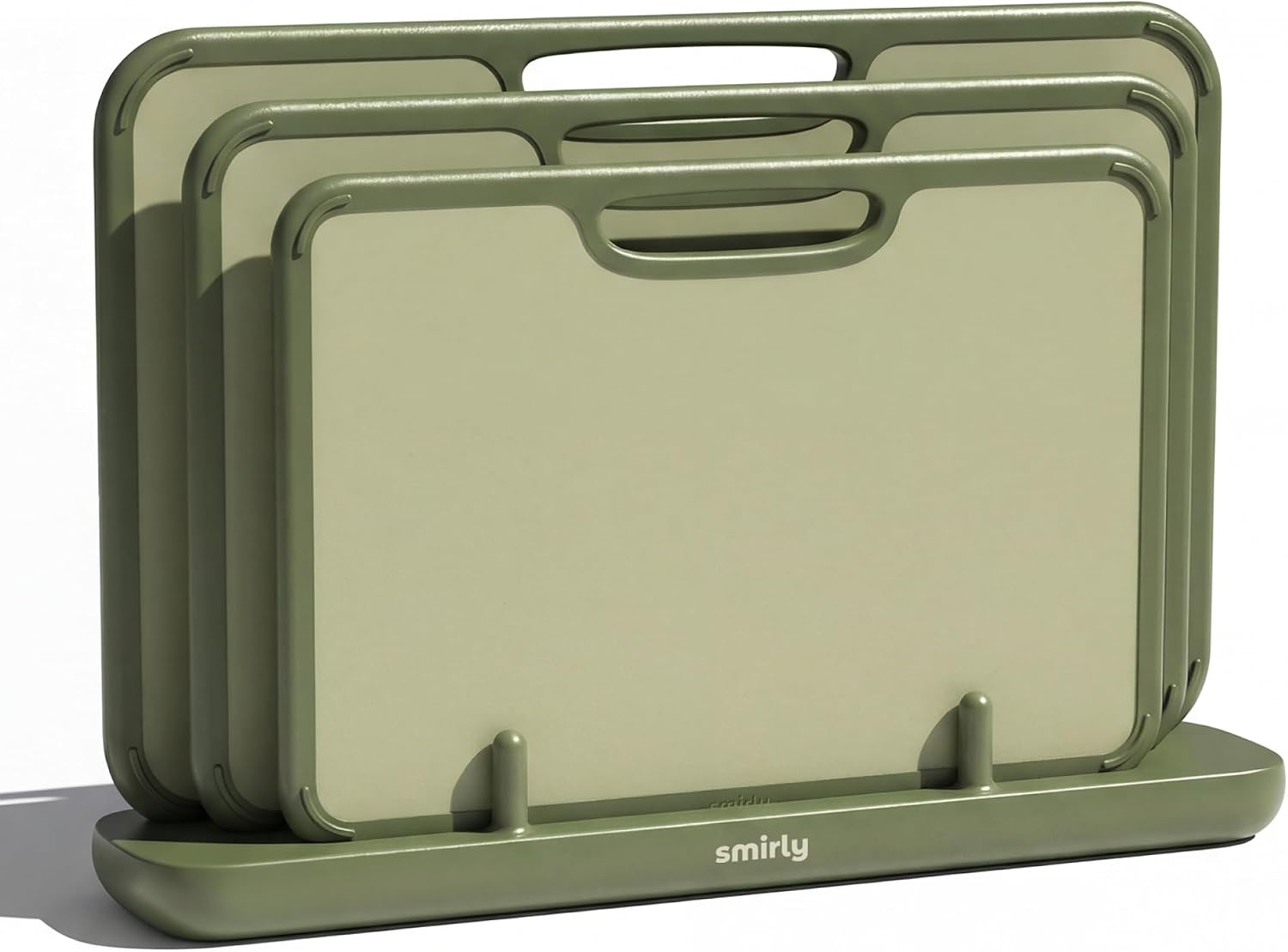 Smirly Plastic Cutting Board Set Energy — WeirdThingsToBuy weird find