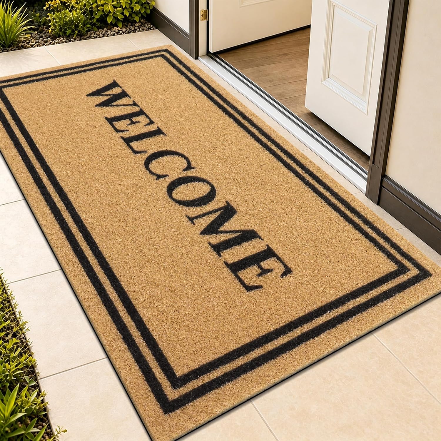 Smiry Front Door Mat Outside Situation — WeirdThingsToBuy weird find