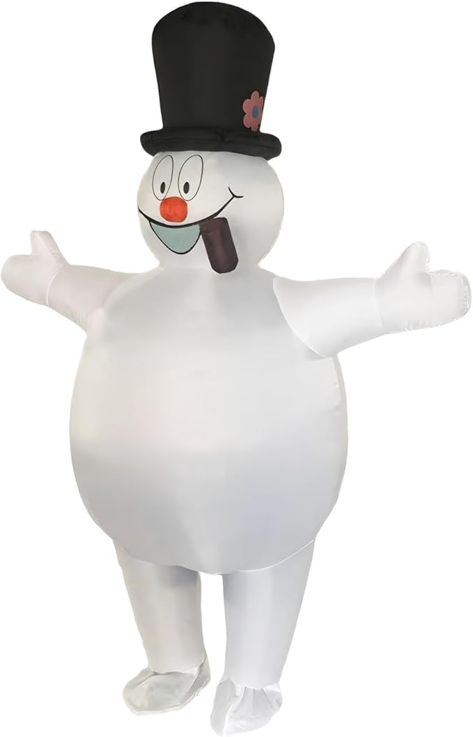 Snowman Inflatable Costume Adults Full — WeirdThingsToBuy weird find